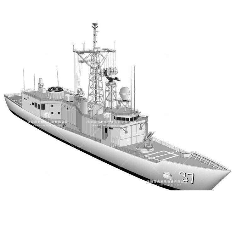西城充气侦查船模型